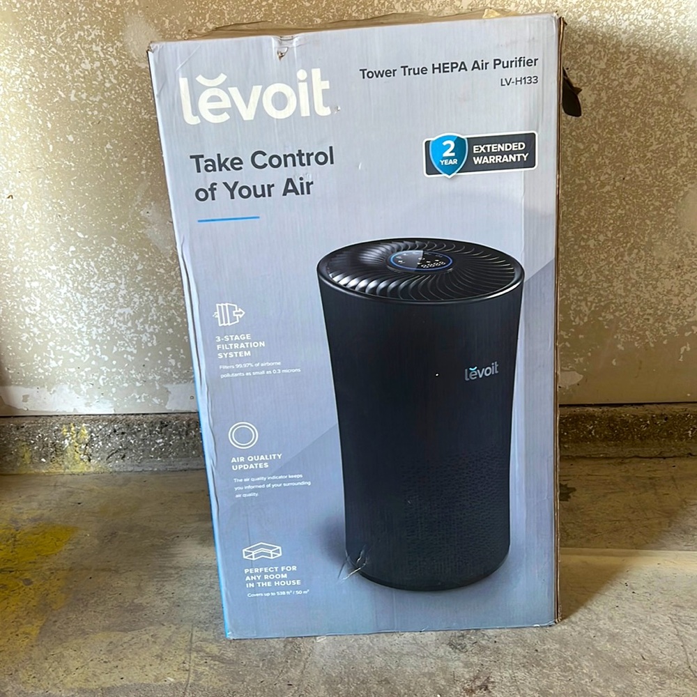 Tower true HEPA air purifier